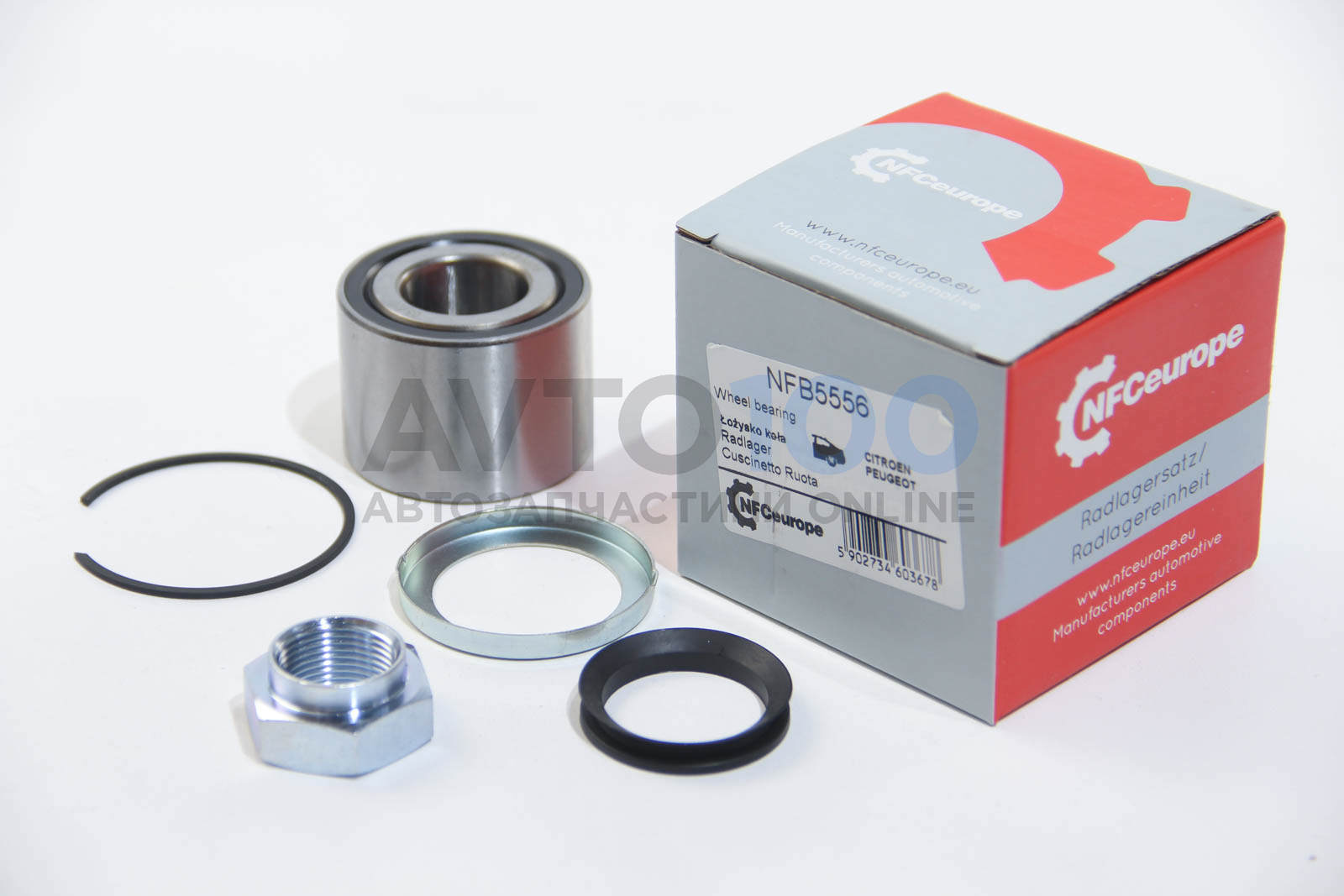 Підшипник маточини задньої Peugeot 206/306 98-/Citroen C2/C3 02-