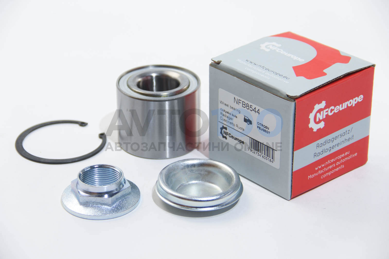 Підшипник маточини задньої Citroen C3/C4/Peug 207/208/307
