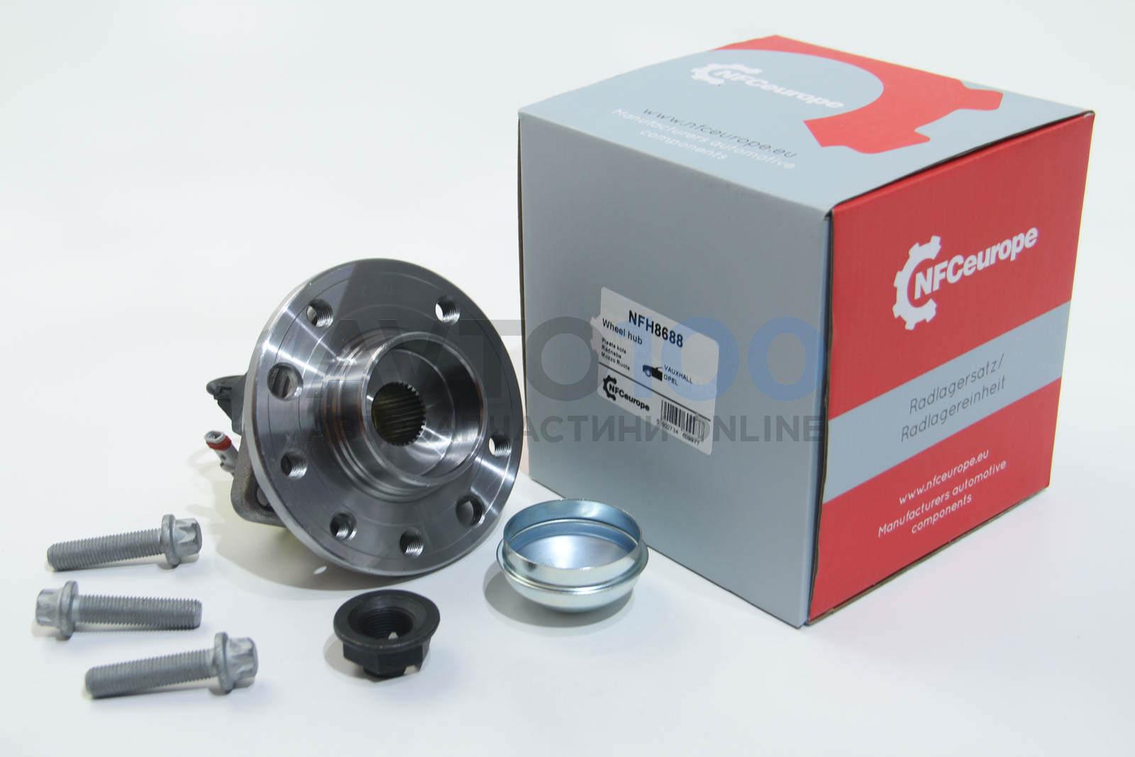 Підшипник маточини передній Opel Astra H 04-14/Zafira B 05- (бе