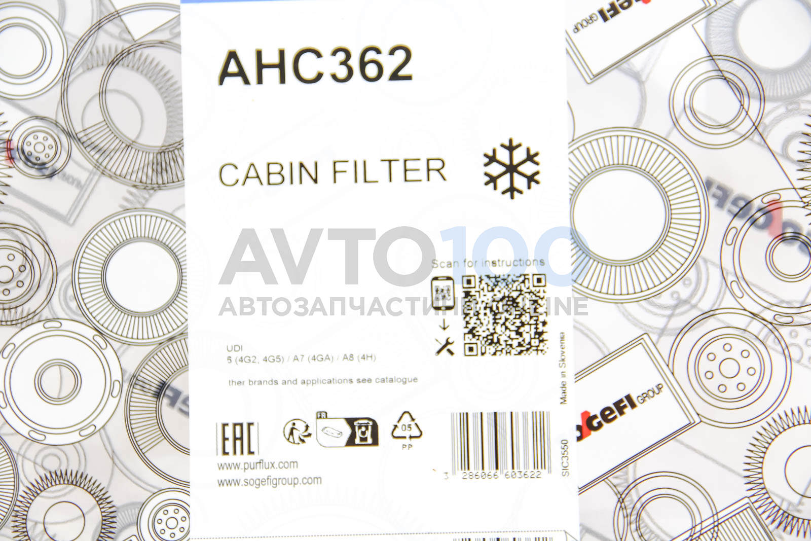 AHC362 PURFLUX