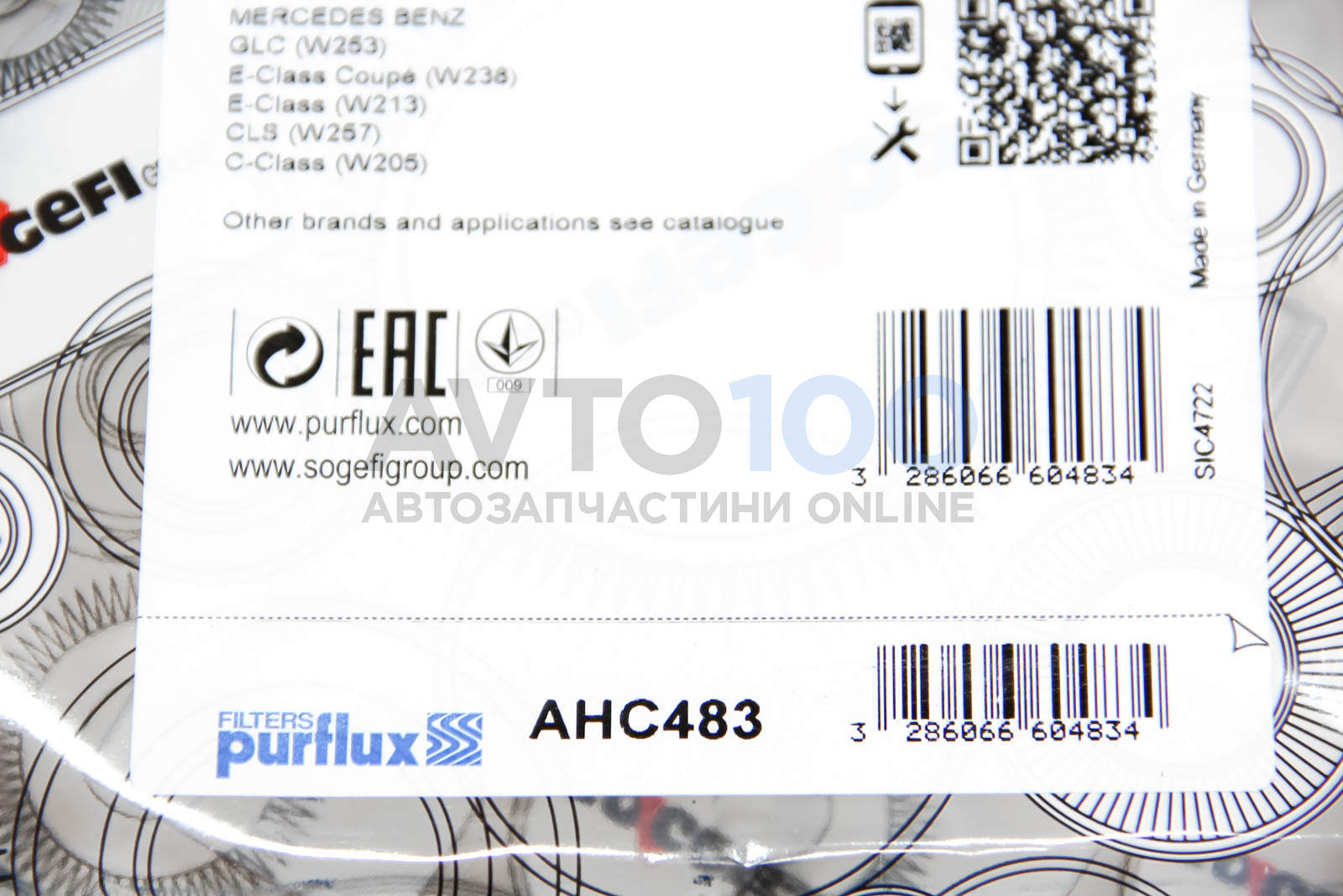AHC483 PURFLUX