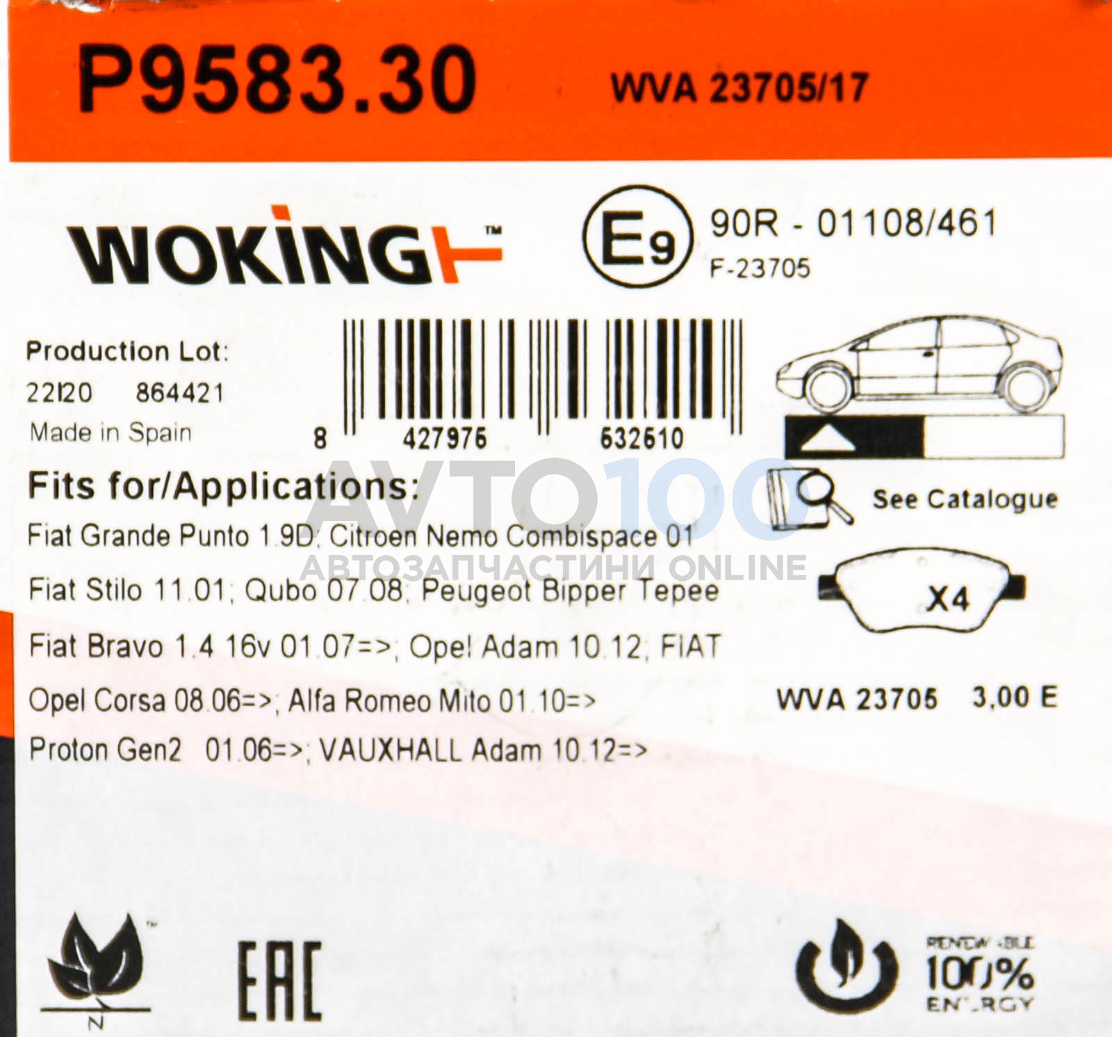P958330 WOKING