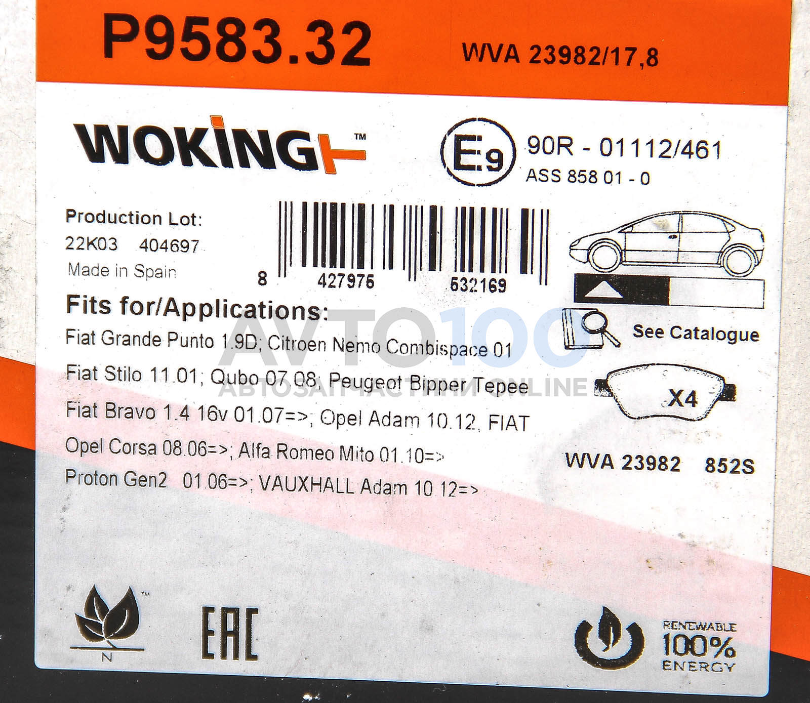 P958332 WOKING