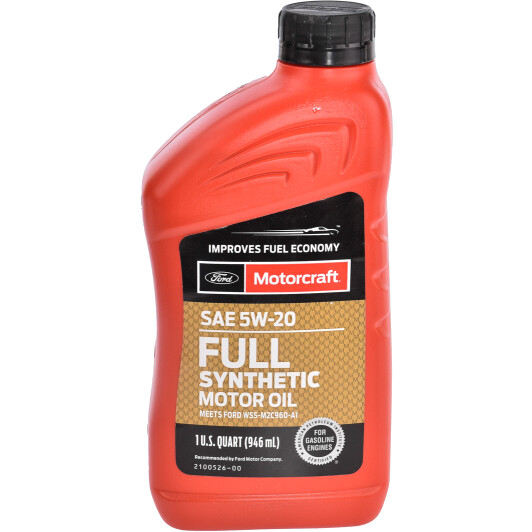 Масло моторное ford motorcraft full synthetic 5w20, 0,946л.