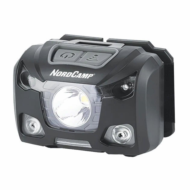 Фонарик налобный (250Lm, 5W XPG , 1200mAh/3xAAA (not included), Sensor White/Red