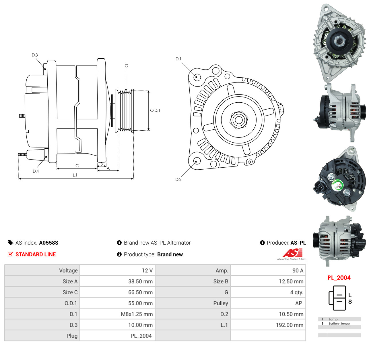 A0558S AS-PL