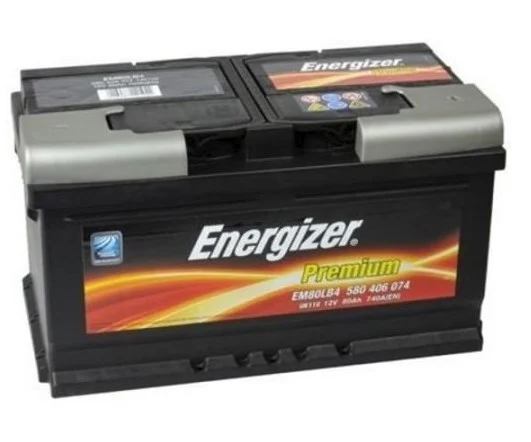 Акумулятор   80ah-12v energizer prem.(315х175х175), r,en740