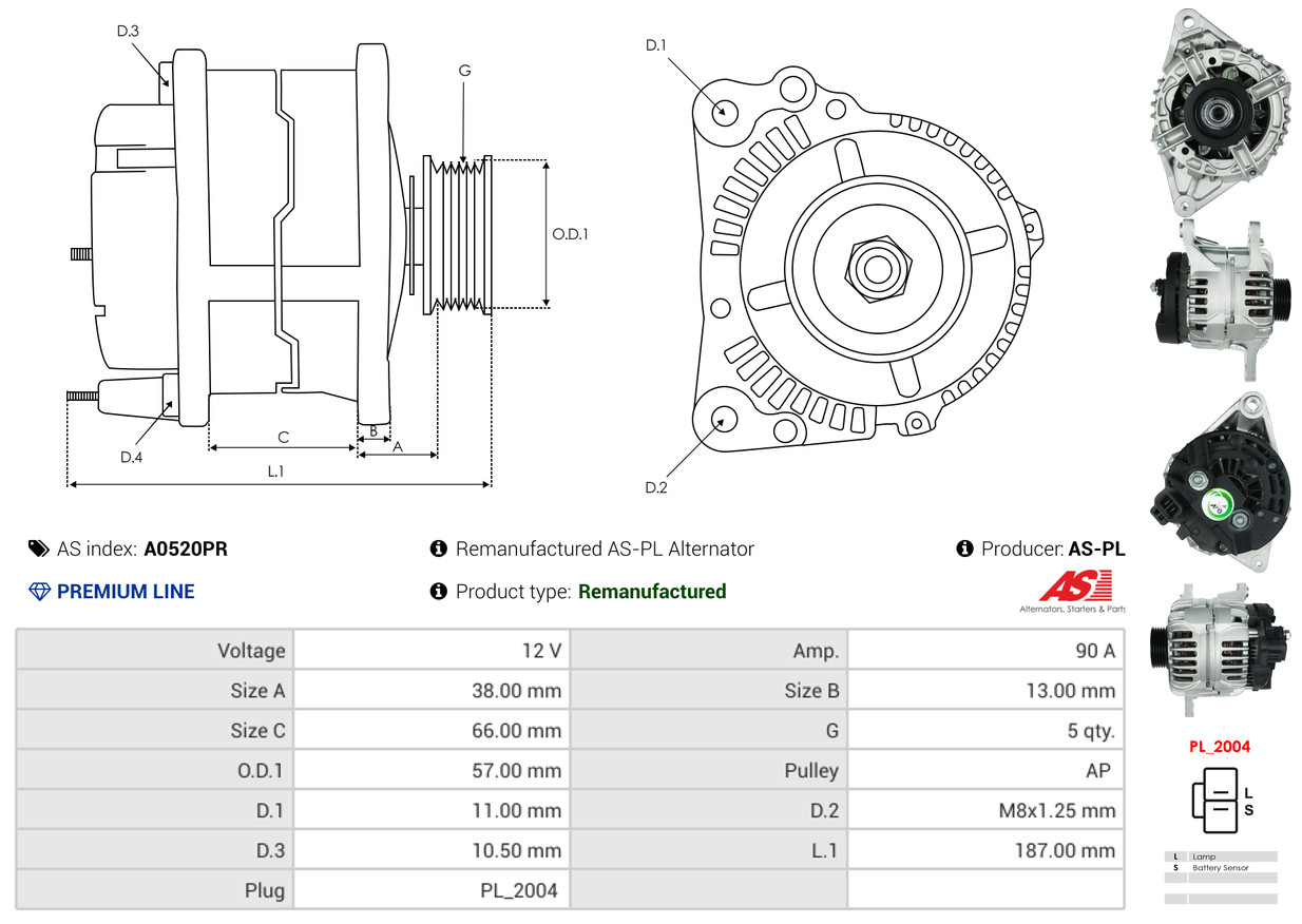 A0520PR AS-PL