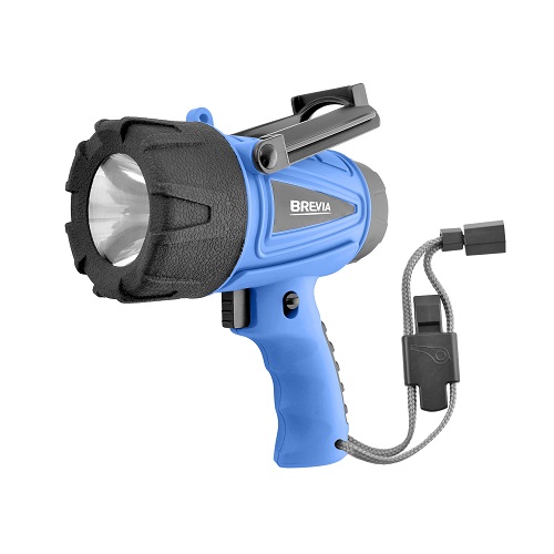 BREVIA LED Профессиональный фонарь 500М, 10W LED 650lm, 4400mAh, microUSB