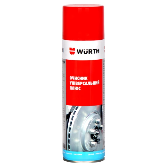 Очисник гальмівної системи würth brake cleaner plus, спрей, 500мл