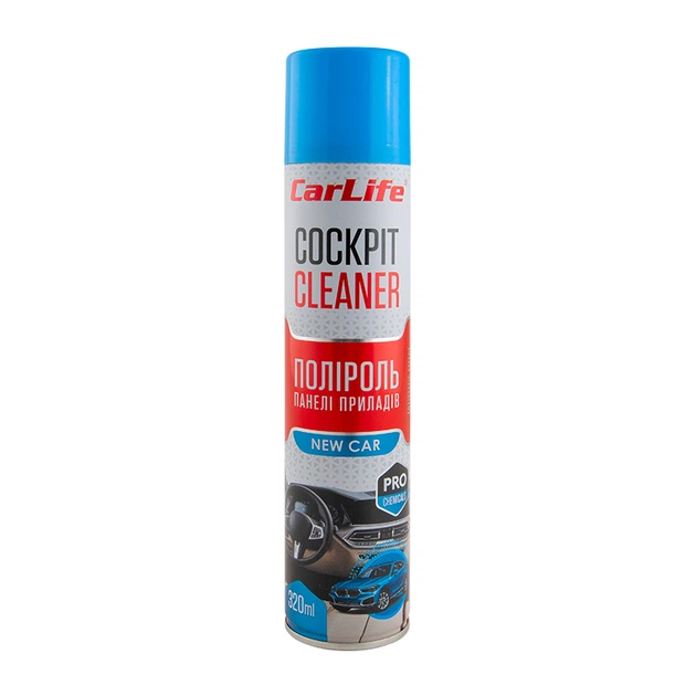 CARLIFE Поліроль панелі приладів Нова машина. Cockpit Cleaner 320ml (24шт/ящ)