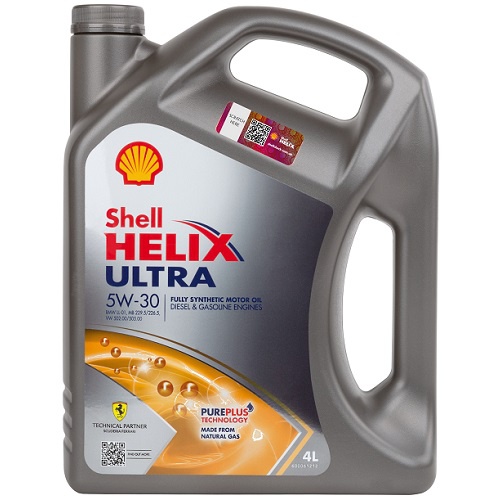Олива моторна SHELL Helix Ultra SAE 5W30 4л