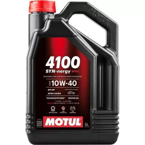 Олива моторна motul 4100 synnergy spec 10w40, 5л