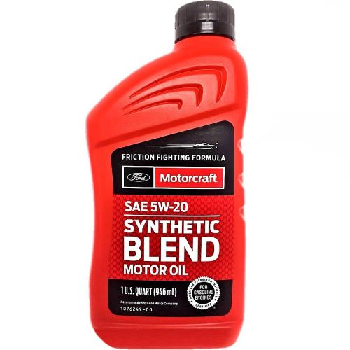 Олива моторна ford motorcraft synthetic blend 5w20, 0,946л.