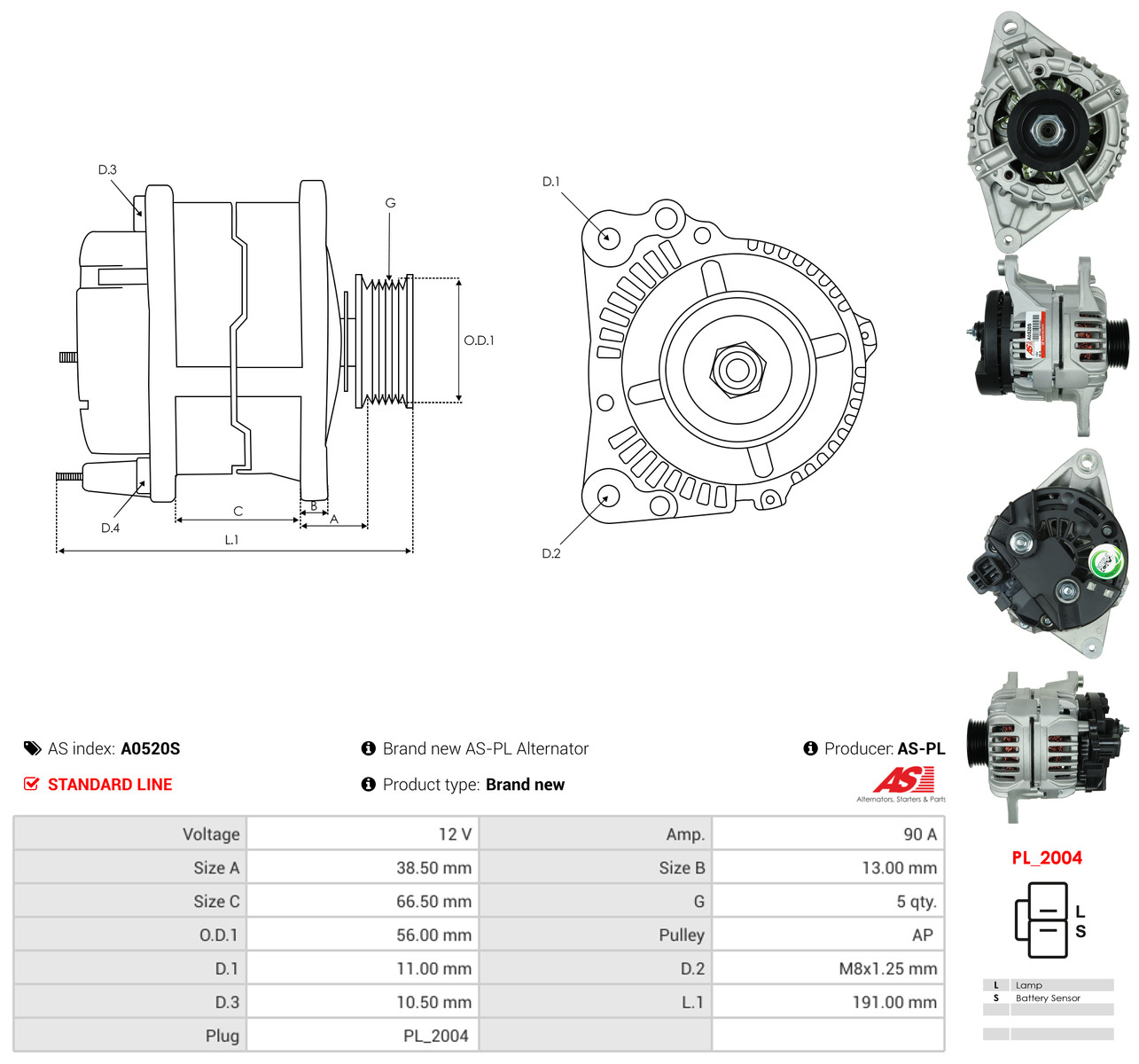 A0520S AS-PL