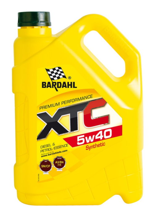 Моторна олива Bardahl "Xtc 5W40",4 л.