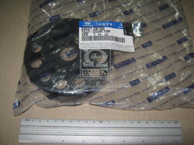 Шків помпи системи охолодження 1.6MPI 16V,1.4MPI 16V,1.6GDI 16V HYUNDAI Tucson TL 13-15, Accent YC 18-, Creta 15-20, Creta SU2 20-, i-30 PD 17-, i-40 VF 11-18, Tucson (IX35) LM 09-16; KIA Cerato TD 08