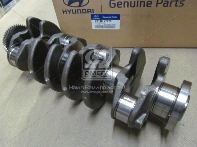 Колінвал 2.0CRDI 16V D4EA 113HP 83kW L4,2.2CRDI 16V D4EB 150HP 110kW L4 Hyundai Santa Fe 06-12, Kia Magentis 05-10, Kia Carens 02-06