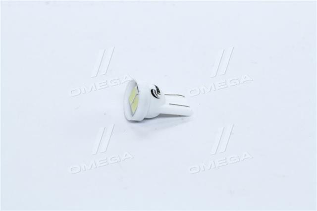 Лампа led б / ц габарит і панель приладів t10 2smd w5w 12v white 