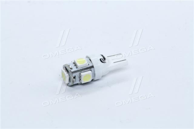 Лампа led б / ц габарит і панель приладів t10-5smd w2.1x9.5d 12v white ...