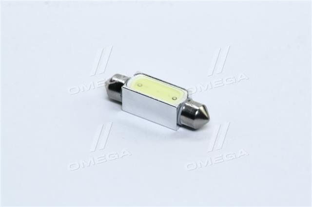 Лампа led софітні c5w 12v t11x39-s8.5 (1smdx3chips) мега-led white 