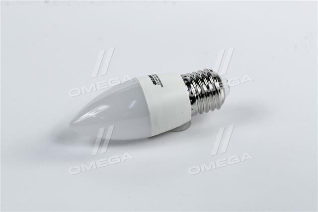 Світлодіодна лампа c37, 5w,3000k, 400lm, e27,220v 