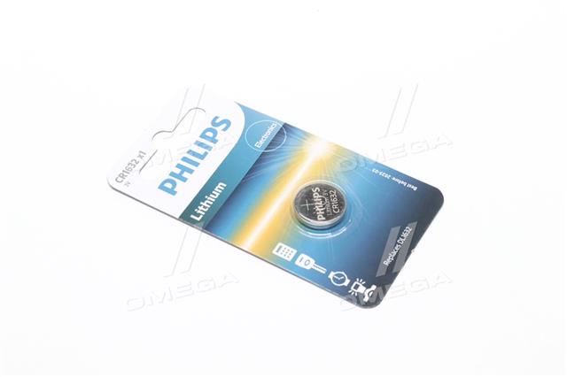 Батарейка CR1632 - 3.0V coin 1-blister (16.0x 3.2) - Lithium (вир-во Philips)