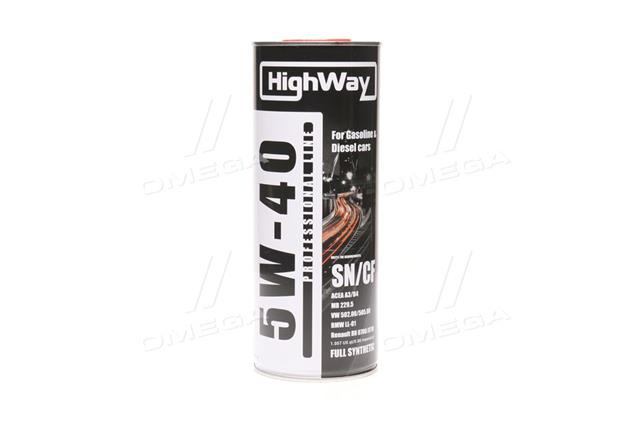 Олива моторна highway 5w-40 sn/cf (канистра 1л)