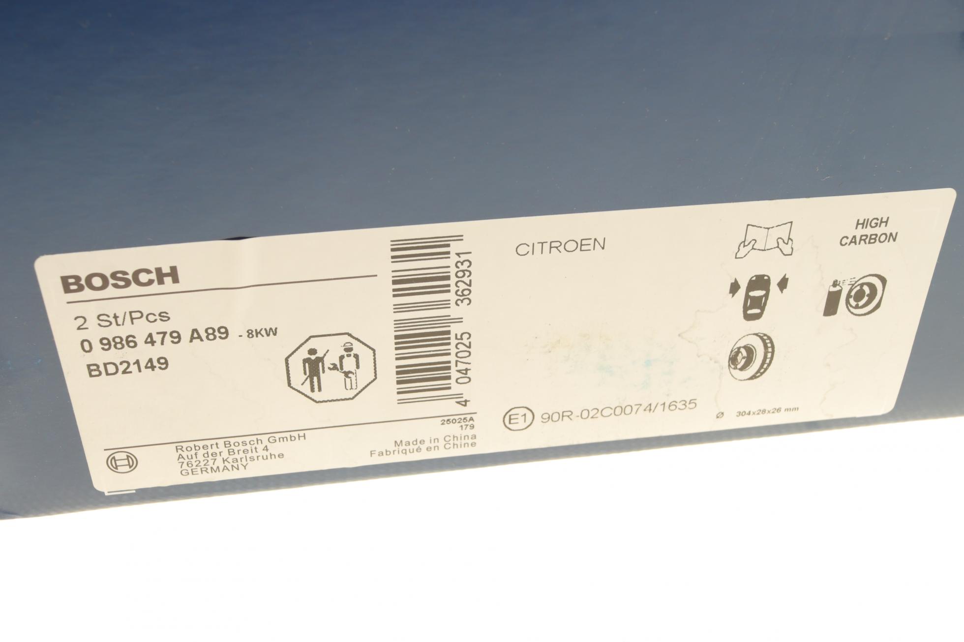 0986479A89 BOSCH