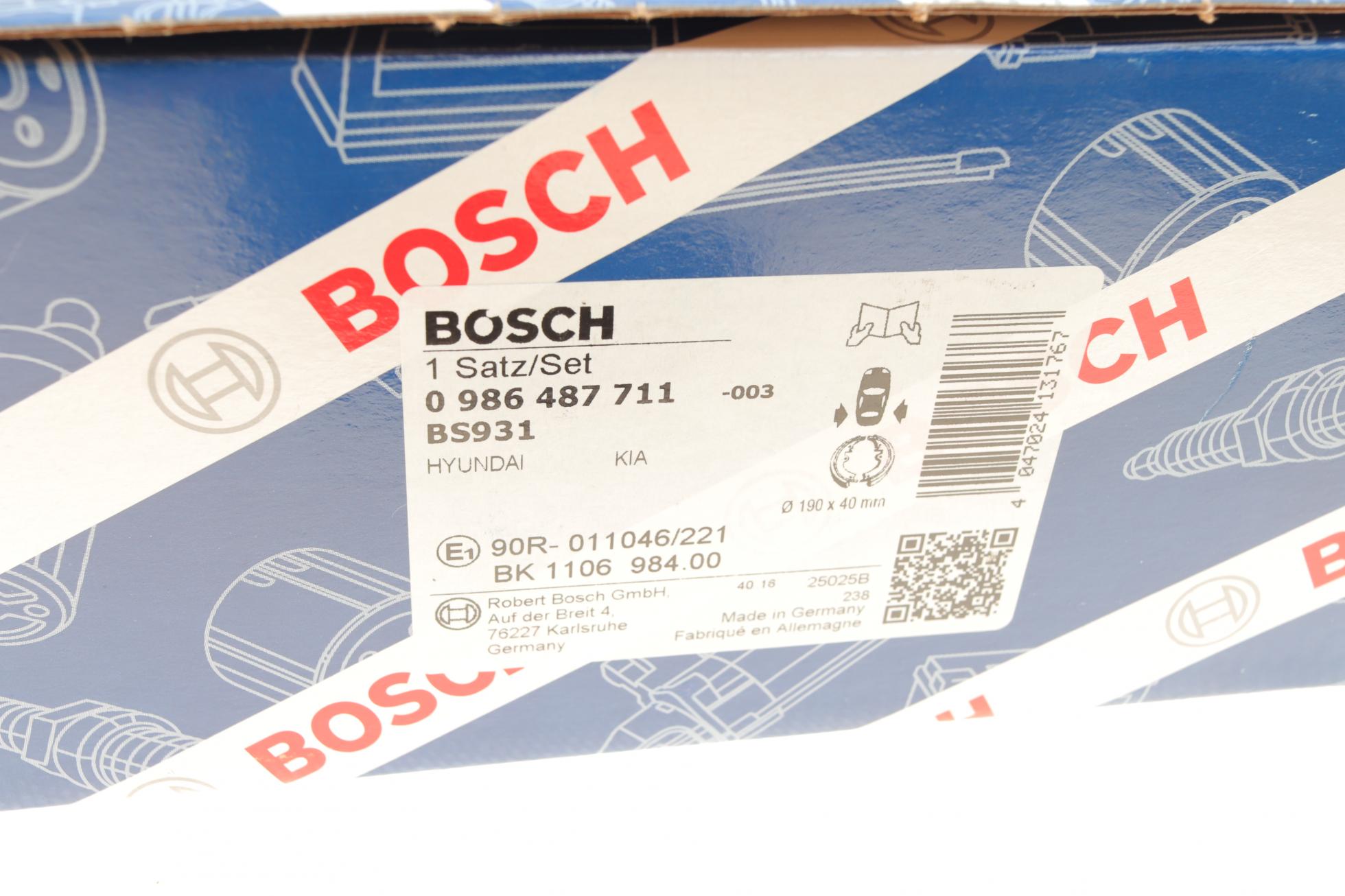 0986487711 BOSCH