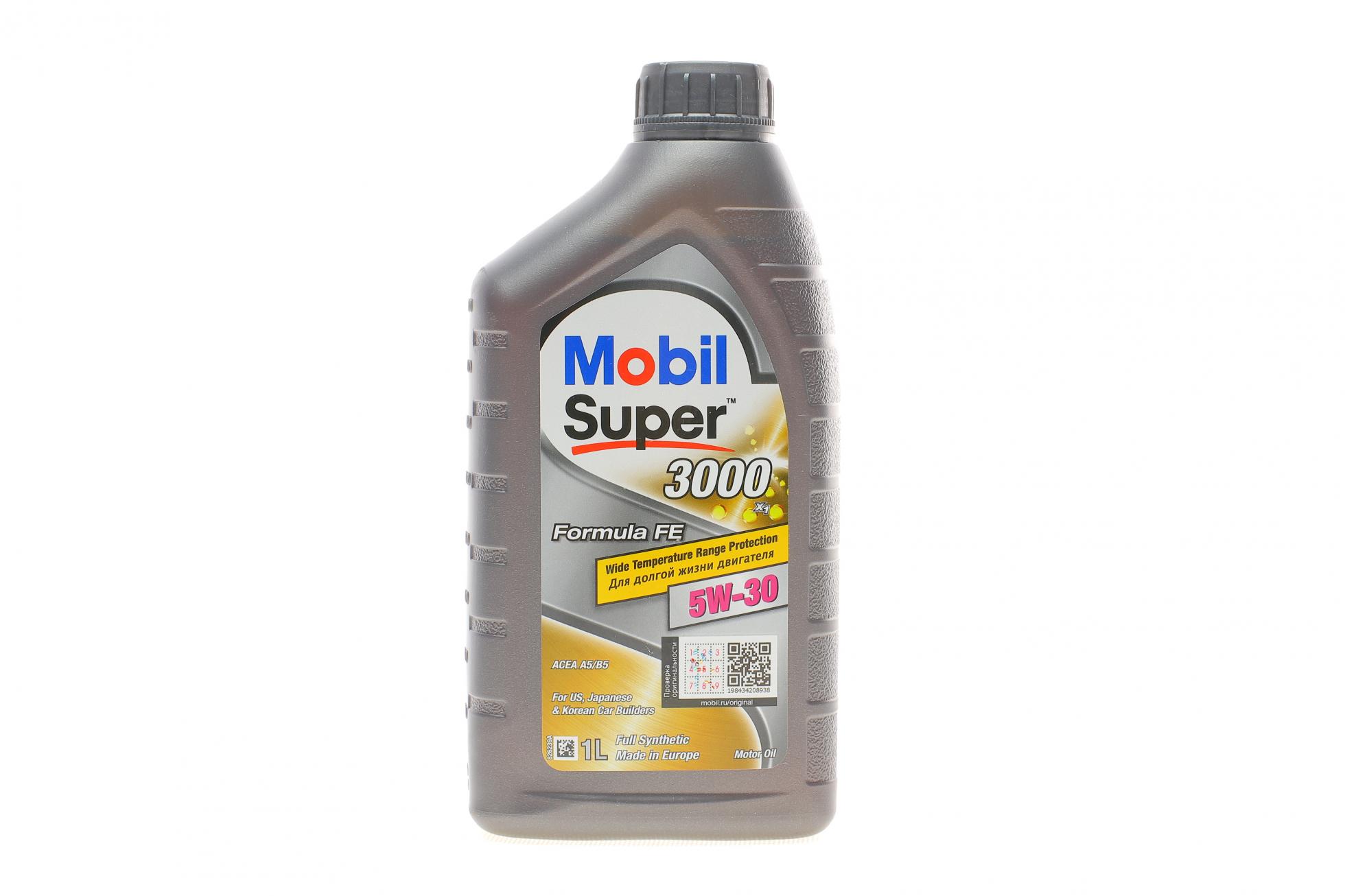 Олива моторна mobil super 3000 x1formula fe  5w30 1л