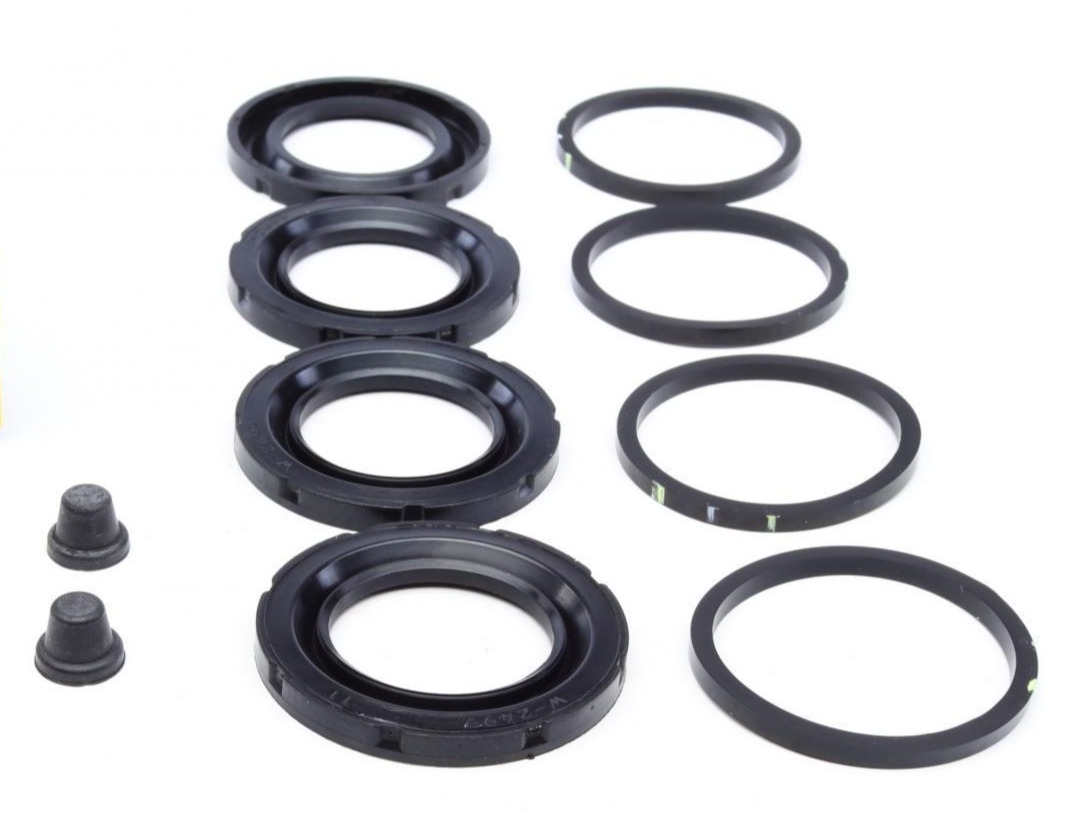 Ремкомплект гальмівного супорта RENAULT Megane II 03-09, Clio III 05-12; FIAT Punto 03-10; BMW 3 F30-31 12-19, 3 F34 13-, 1 F20/F21 11-19, 4 F32-36 13-20, 2 F22-23 14-; ALFA ROMEO 156 97-07, Giulia 16