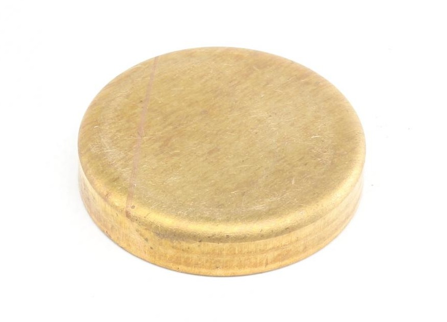 Заглушка блоку циліндрів (d=48mm) латунь/brass