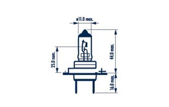 Автолампа h7 12v 55w px26d standard