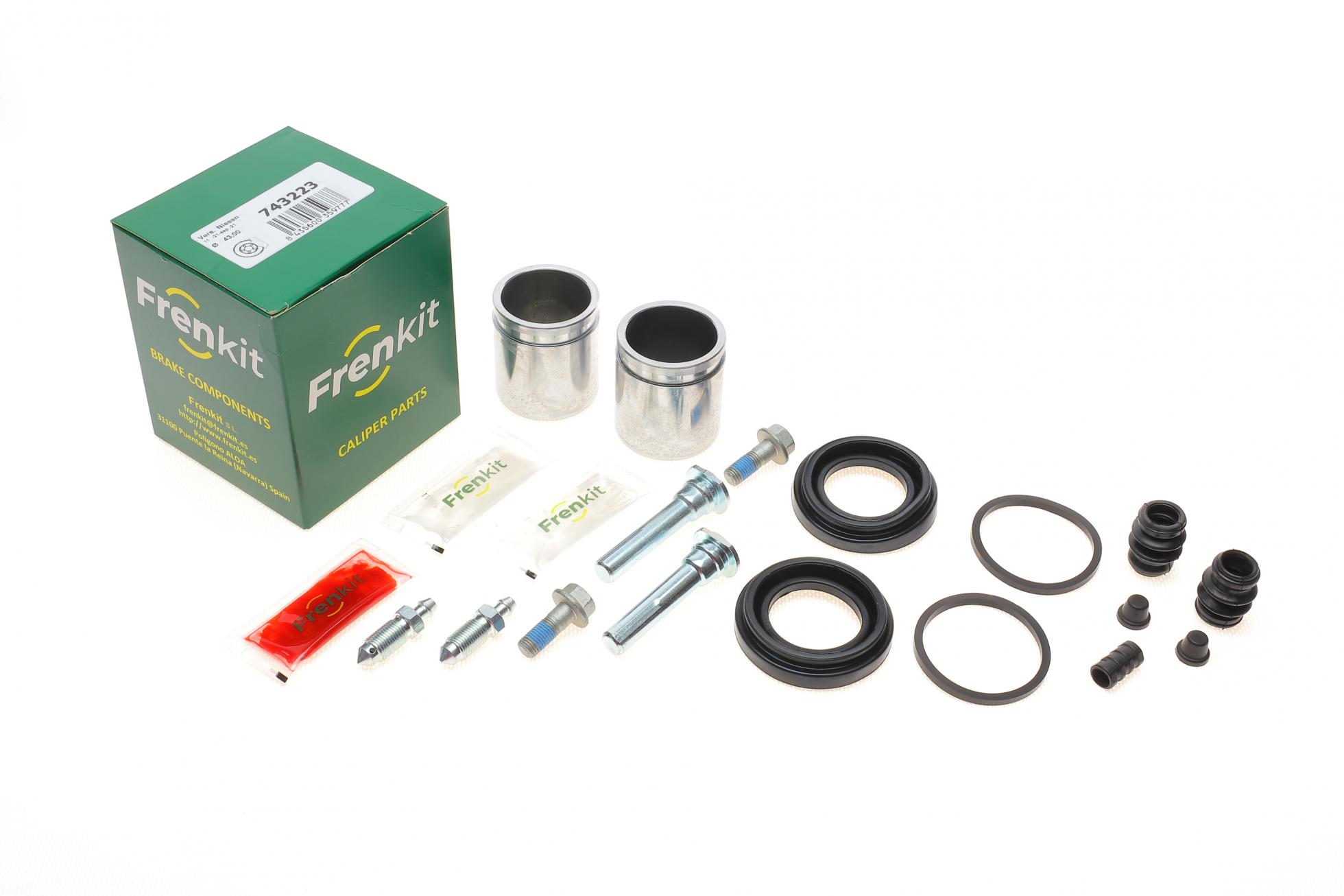 Ремкомплект супорта (переднього) mitsubishi l200 01-05 (d=43mm) (+2 поршня/напрямна) (tokico)