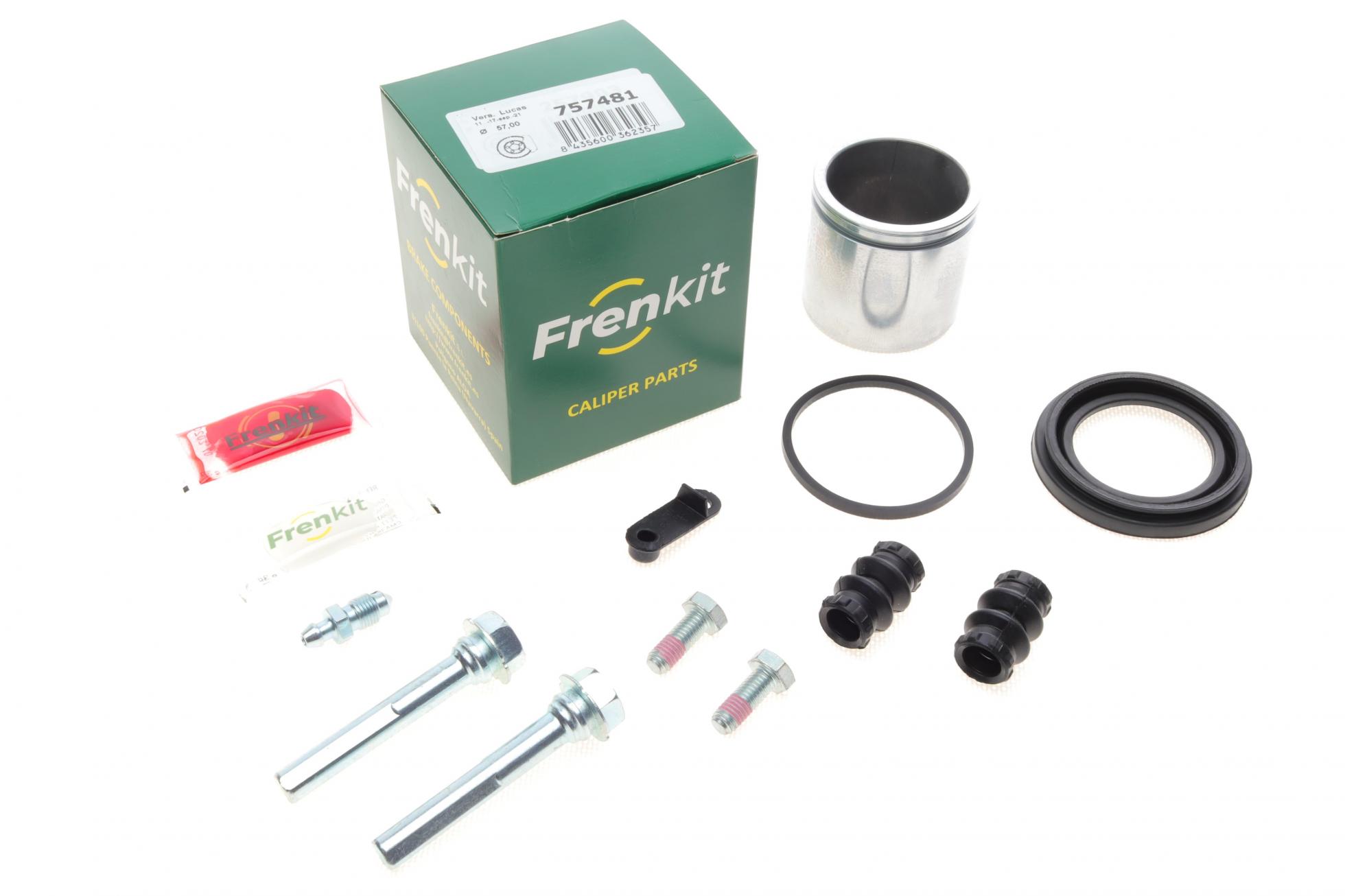 Ремкомплект супорта (переднього) peugeot 406 95-04 (d=57mm)(lucas)(+2 поршня/напрямна) superkit