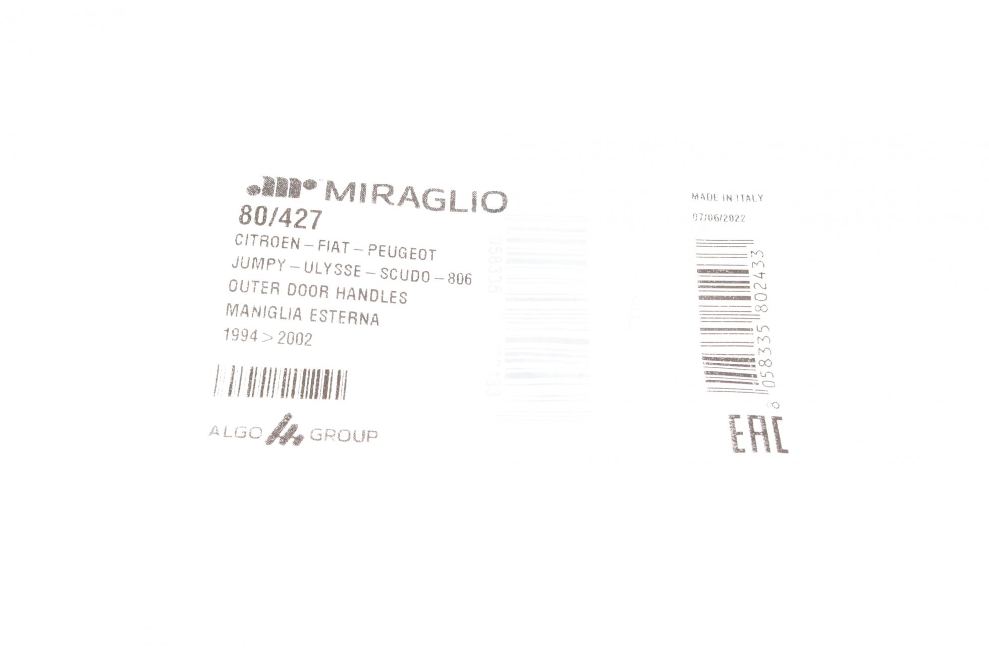 80427 MIRAGLIO