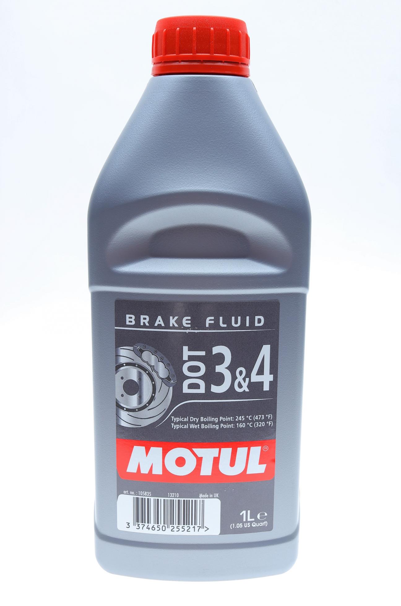 Тормоз. жидкость motul dot 3&4 brake fluid 1 l