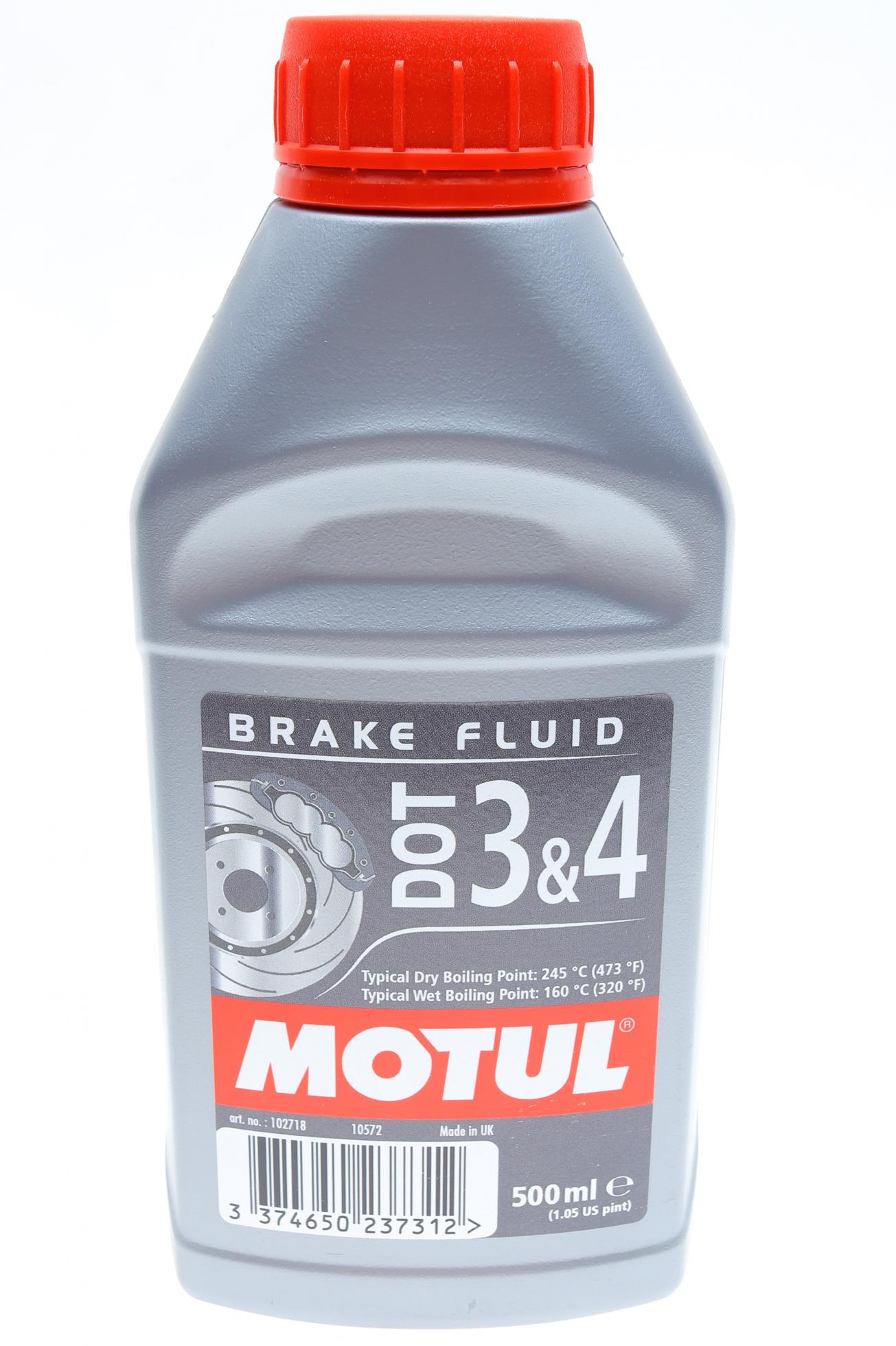 Тормоз. жидкость motul dot 3&4 0,500 l