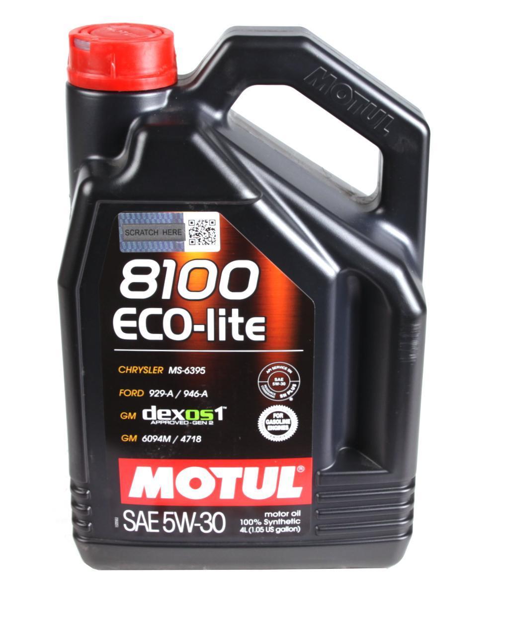 Моторна олива motul 8100 eco-lite sae 5w30 4 l