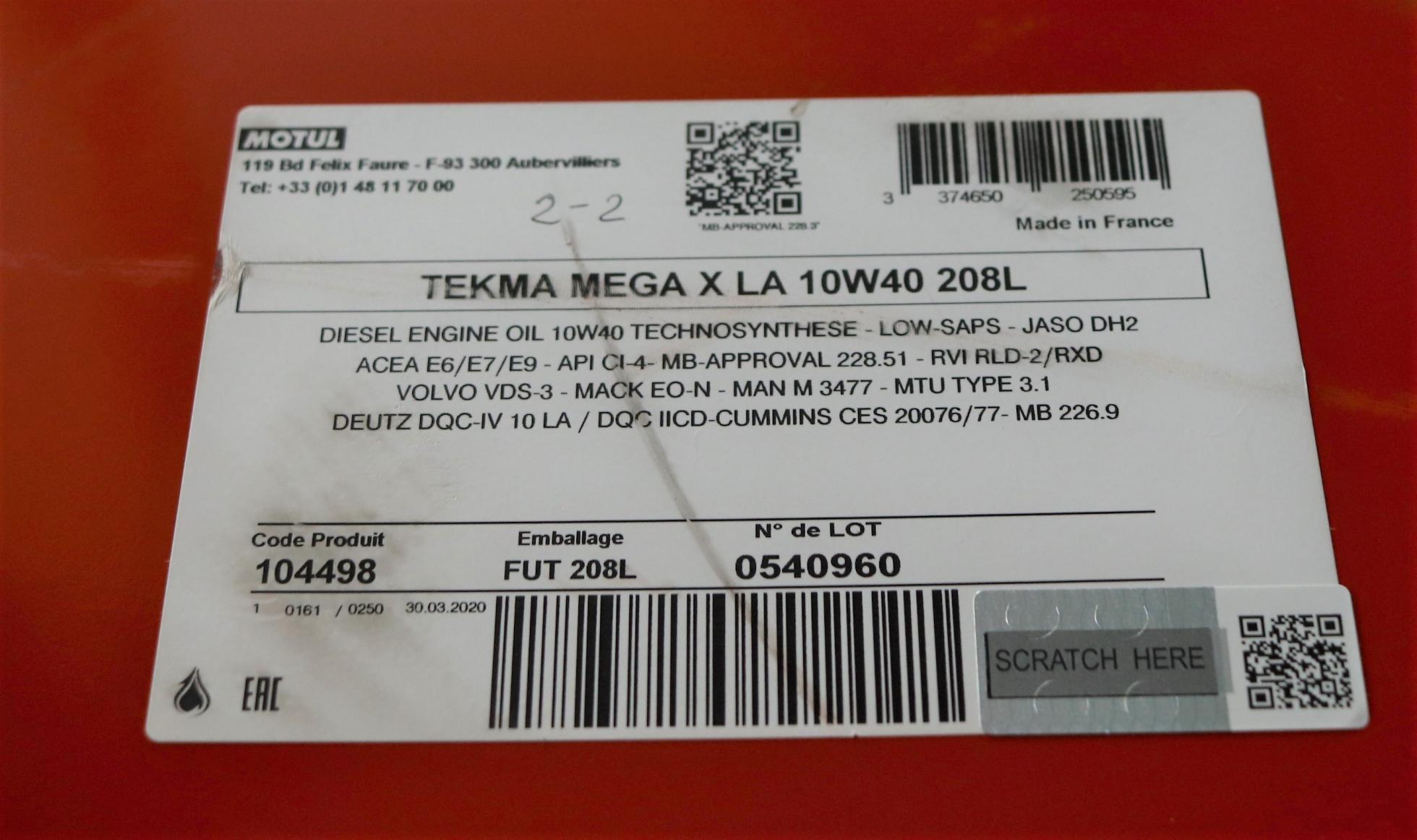 849532 MOTUL