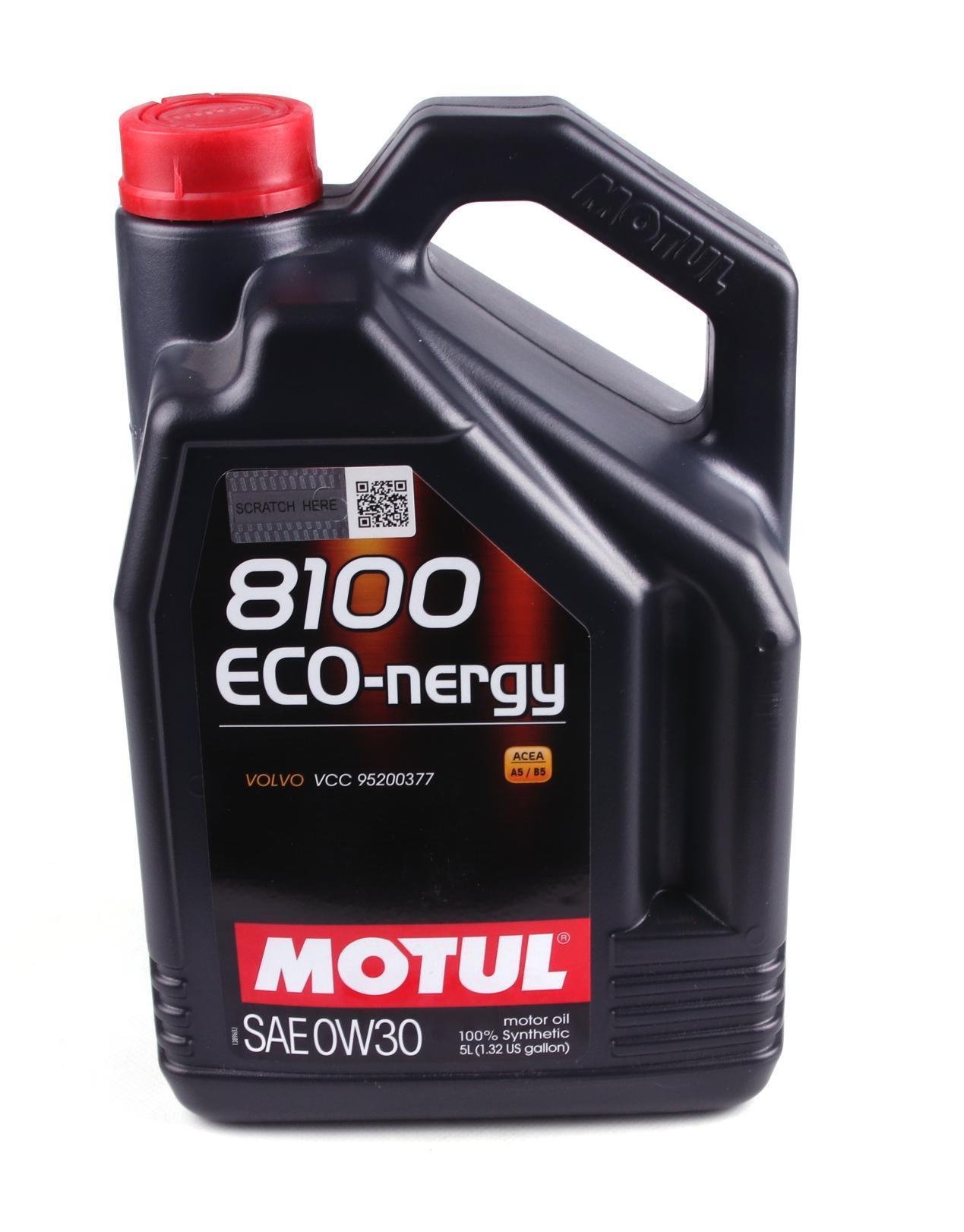 Олива motul 8100 eco-nergy 0w30 5 l