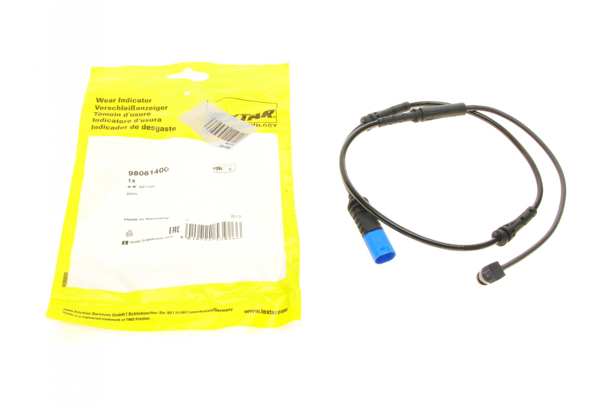 Датчик зносу гальмівних колодок (передніх) bmw x5 (g05/f95)/x7 (g07) 18-(850mm)