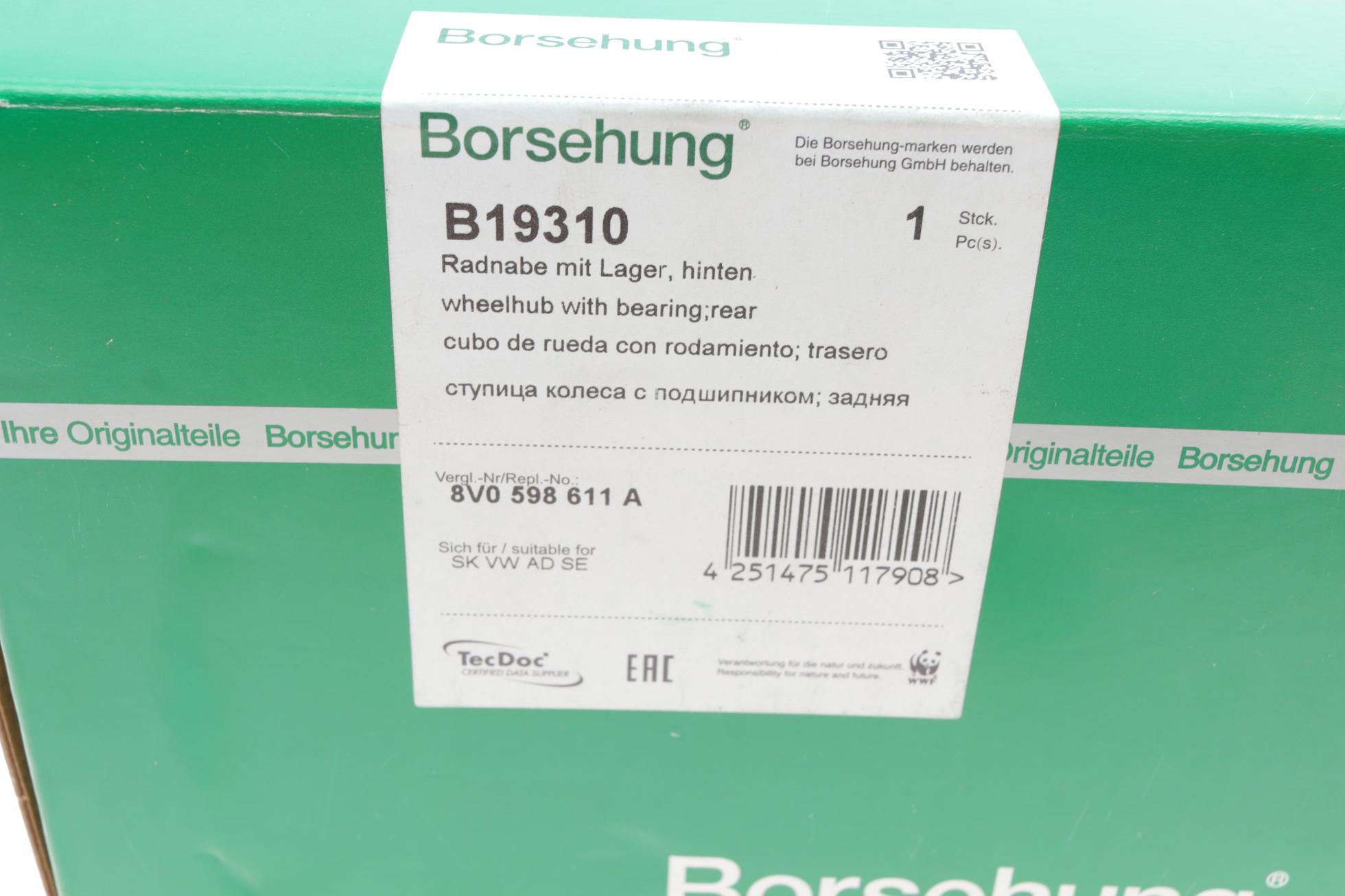 B19310 BORSEHUNG