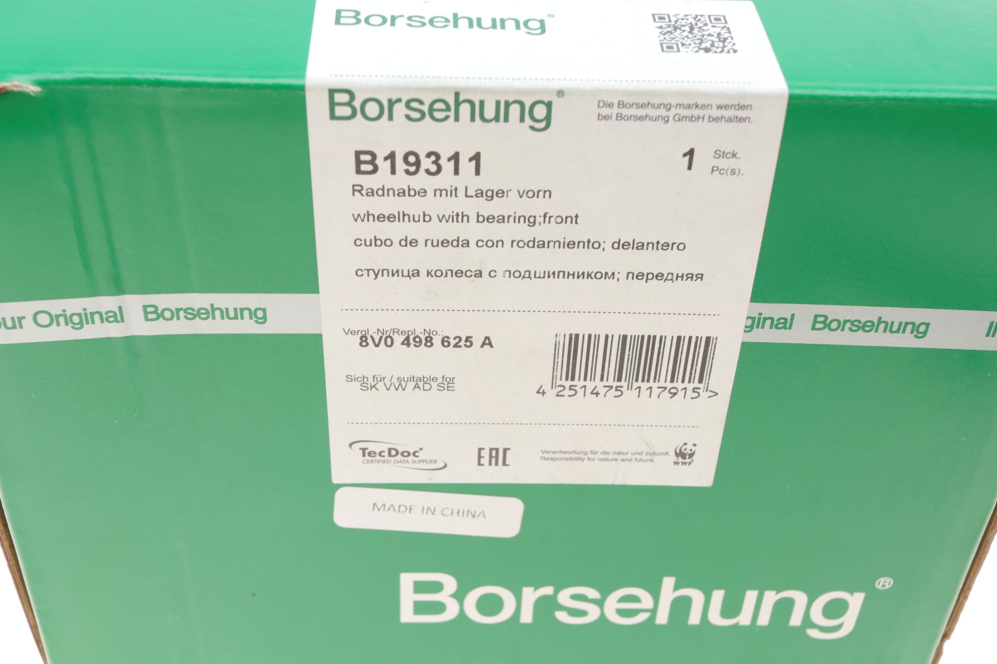 B19311 Borsehung