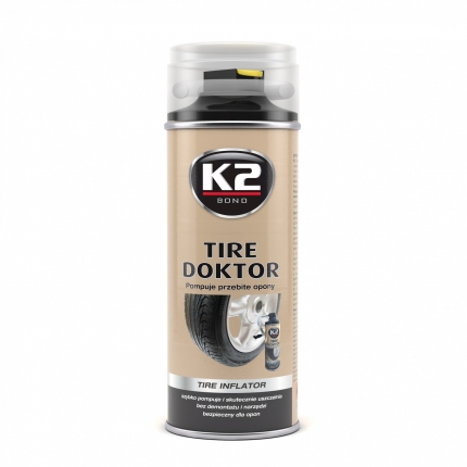 Засіб для аварійної герметизації (вулканізації) шин  /k2 bond tire doktor 400ml