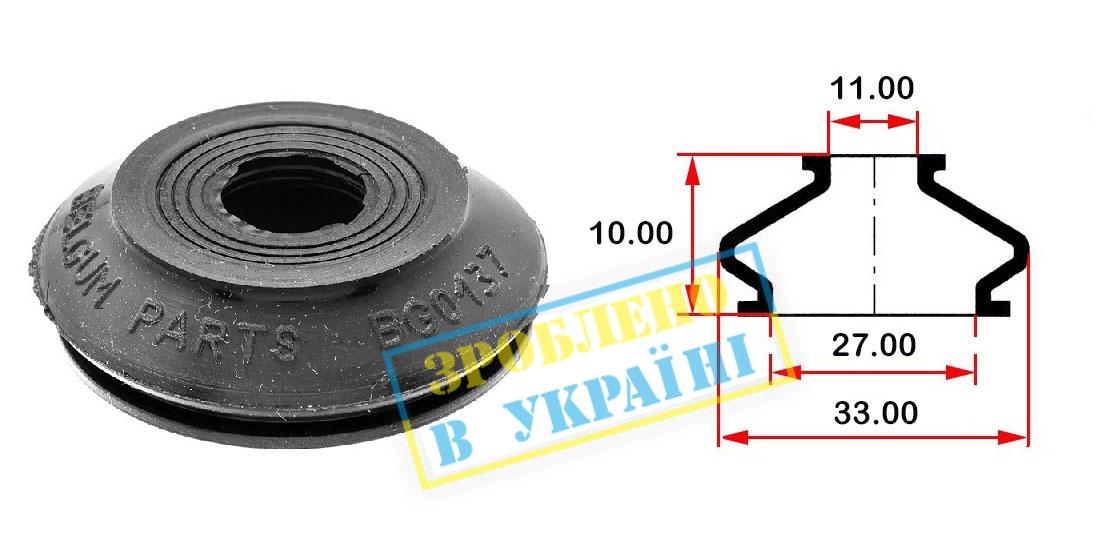 Пильовик центральної рульової тяги opel omega b