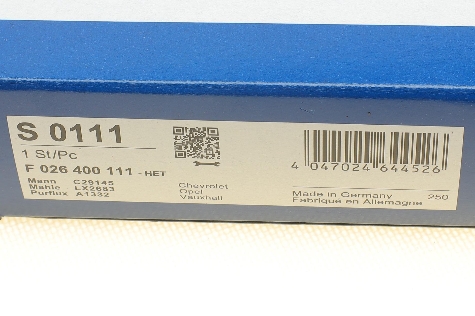 F026400111 BOSCH