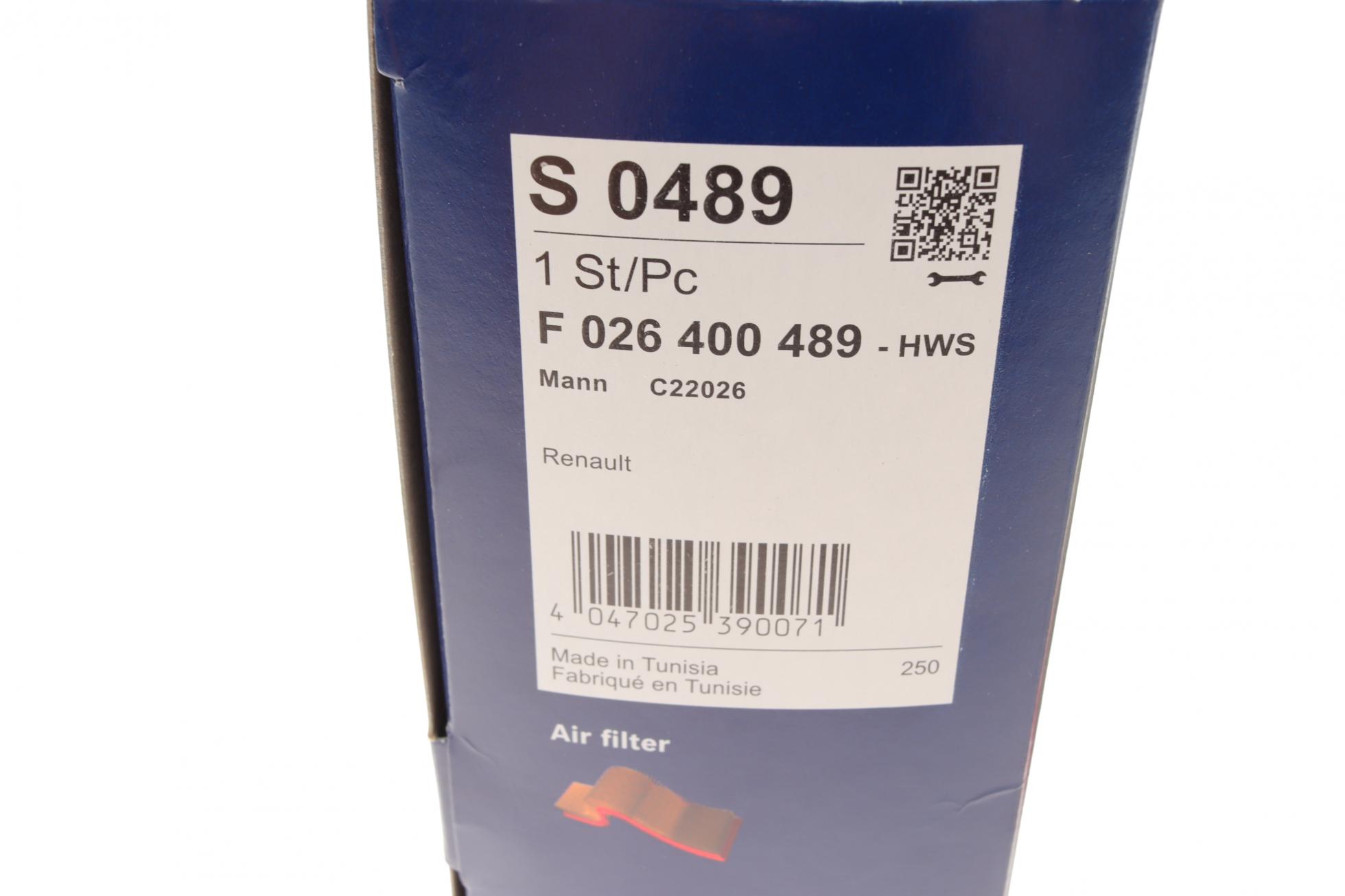 F026400489 BOSCH