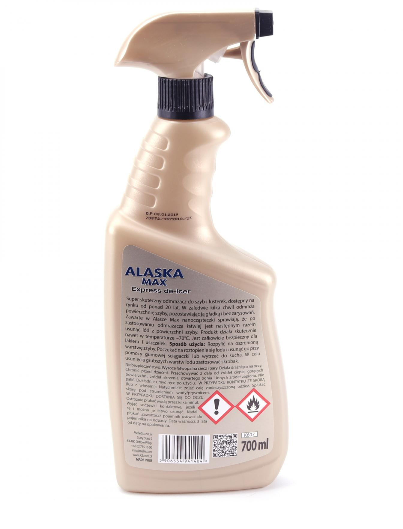 Засіб для розморожування скла / k2 perfect alaska max 700ml atom